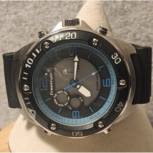 Freestyle Hammerhead Black Blue Ana-Digi 200M Dive Watch Mens Stainless READ